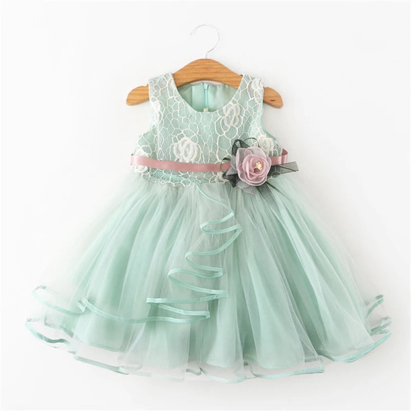 Baby Girls Dress Casual Costume Kids Dresses For Girls Flower Baby Dress Girl Party Little Princess Tutu Summer Dress Vestidos - TiniLoom