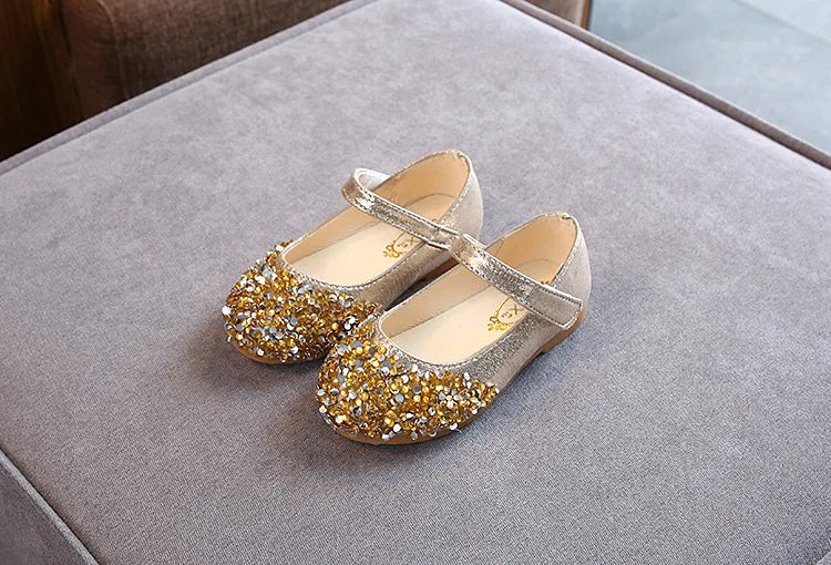 KushyShoo 2021 Spring New Children Shoes Girls Princess Shoes Glitter Children Baby Dance Shoes Casual Toddler Girl Sandals - TiniLoom