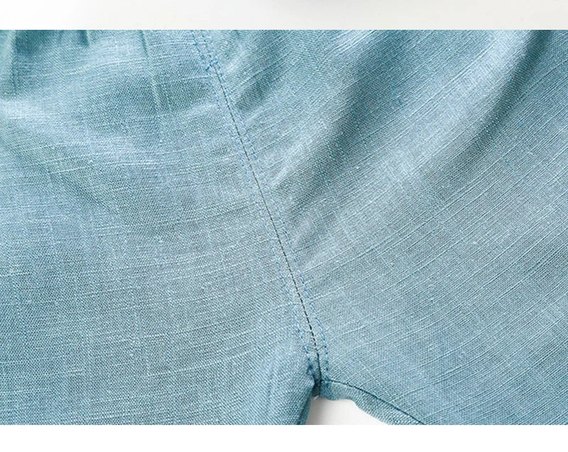 Children's Cotton And Linen Trousers Spring And Summer Thin Boys And Girls Linen Pant Baby Harem Pants WT620 - TiniLoom