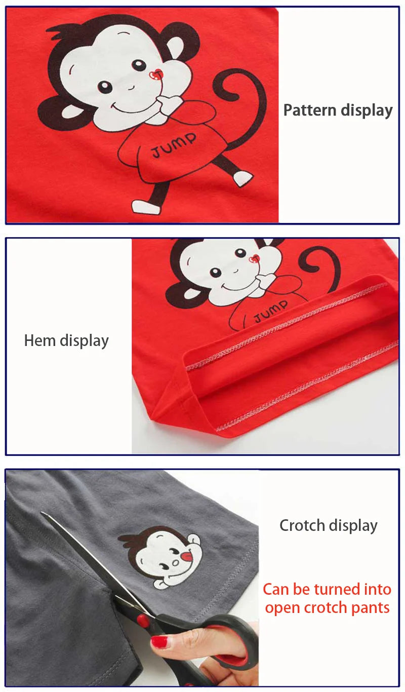 Kids Clothes Set Baby Boy/Girl T-Shirt + Shorts Summer Clothing Cotton Cartoon Casual Boys Tracksuit Children Baby Clothes Set - TiniLoom