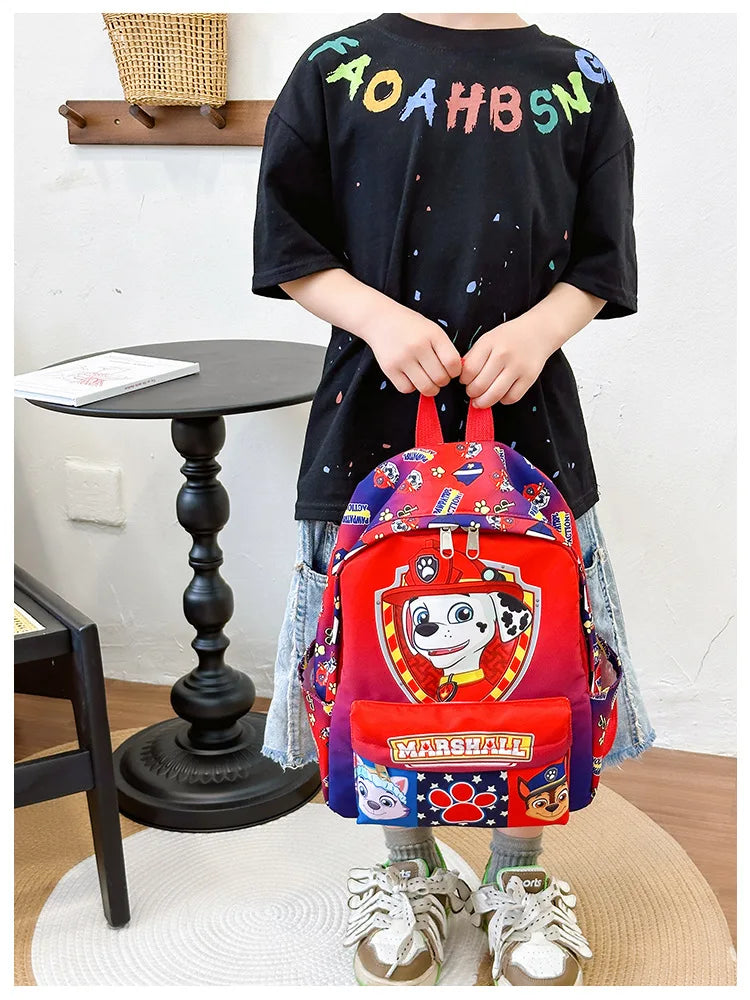 Original PAW Patrol Children School Bag Cute Dogs Fashion Boy Girl Backpack Kids Kindergarten Backpacks Chase Skye Baby Gift - TiniLoom
