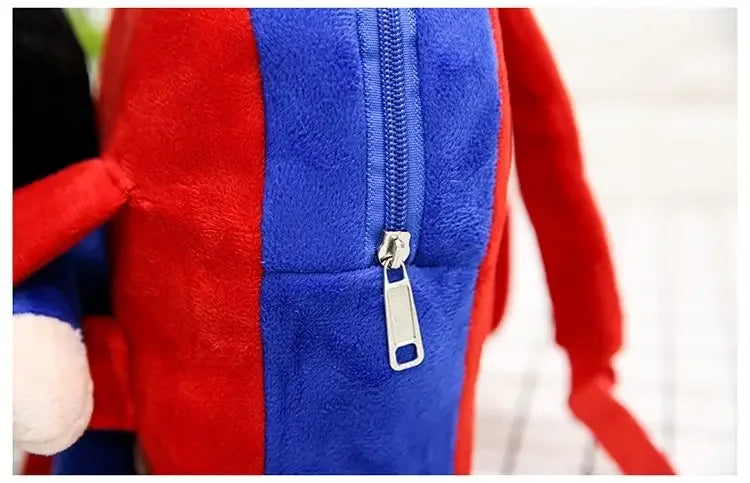 Cartoon cartoon fashion character backpack children casual plush backpack cute kindergarten boy and girl schoolbag gift - TiniLoom