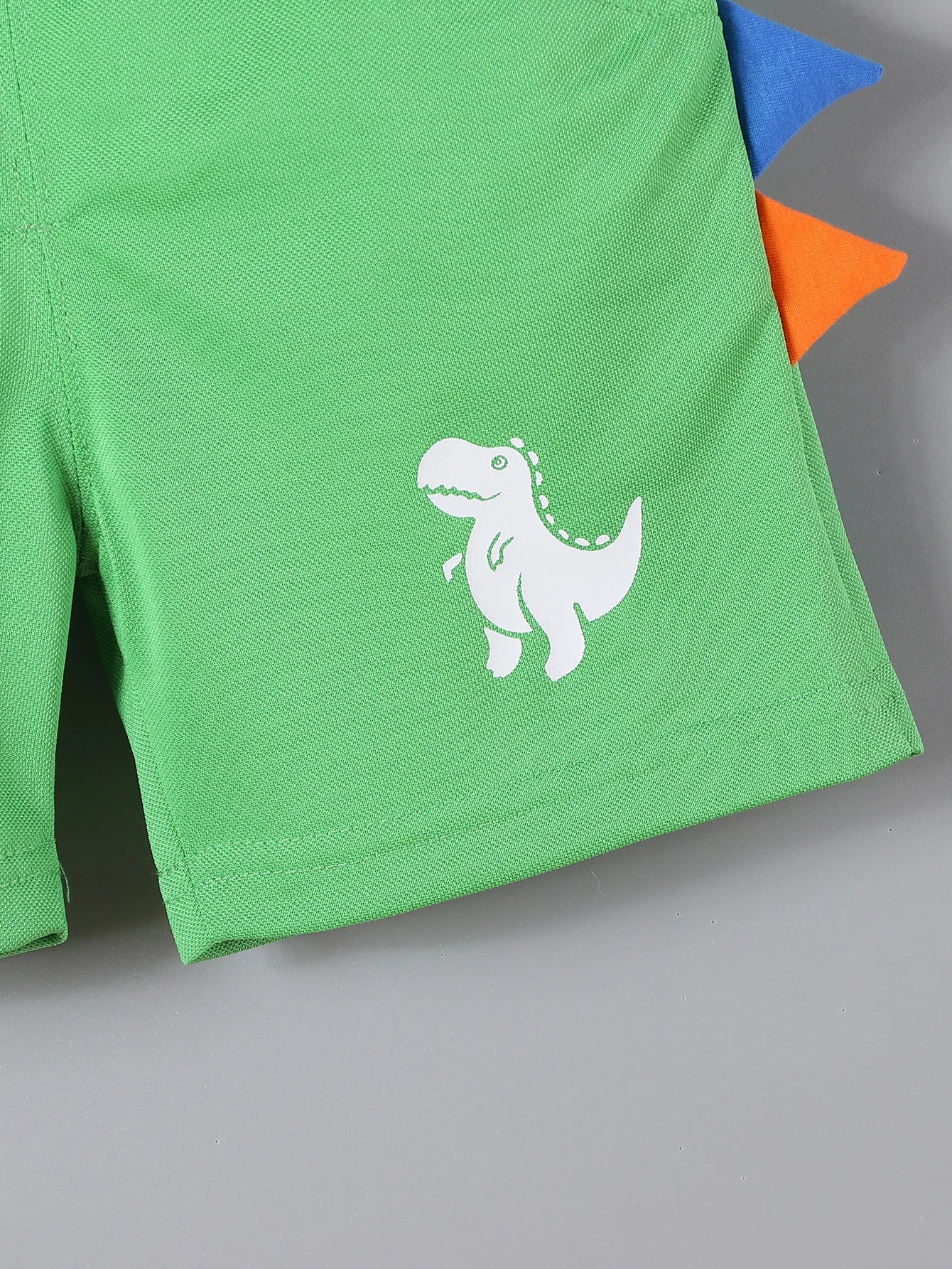 Infant Baby Boy Sets Summer Clothing Casual Sport Suit POLO Shirt + Shorts 2Pcs Set Boys Kids Grey Dinosaur Print Tracksuit