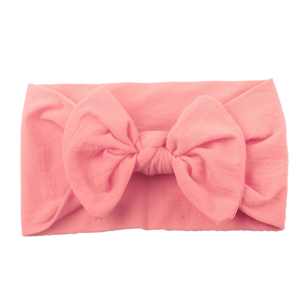 Baby Girl Headband Infant Hair Accessories Bows Newborn Headwear Rabbit Ear Elastic Gift Toddler Bandage Ribbon Soft Bowknot
