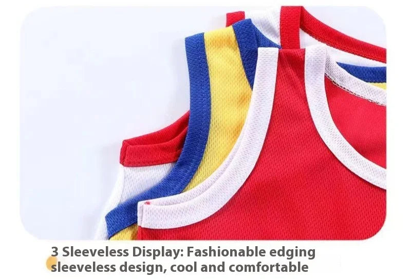 2025 Summer New Breathable Boys Vest Sets Anime Spiderman Children's Sleeveless Top Shorts Two Piece Suit Kids Casual Outfits - TiniLoom