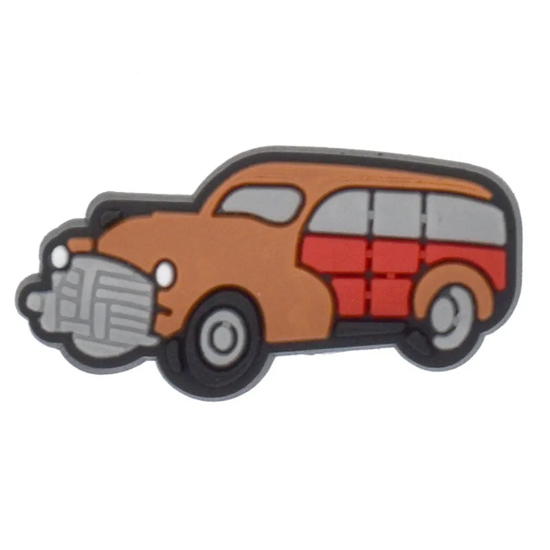 Car Shoe Charms for Crocs Accessorie Car Decorations Boys Girls Kids Women Teens Christmas Gifts Birthday Party Favors Pins - TiniLoom