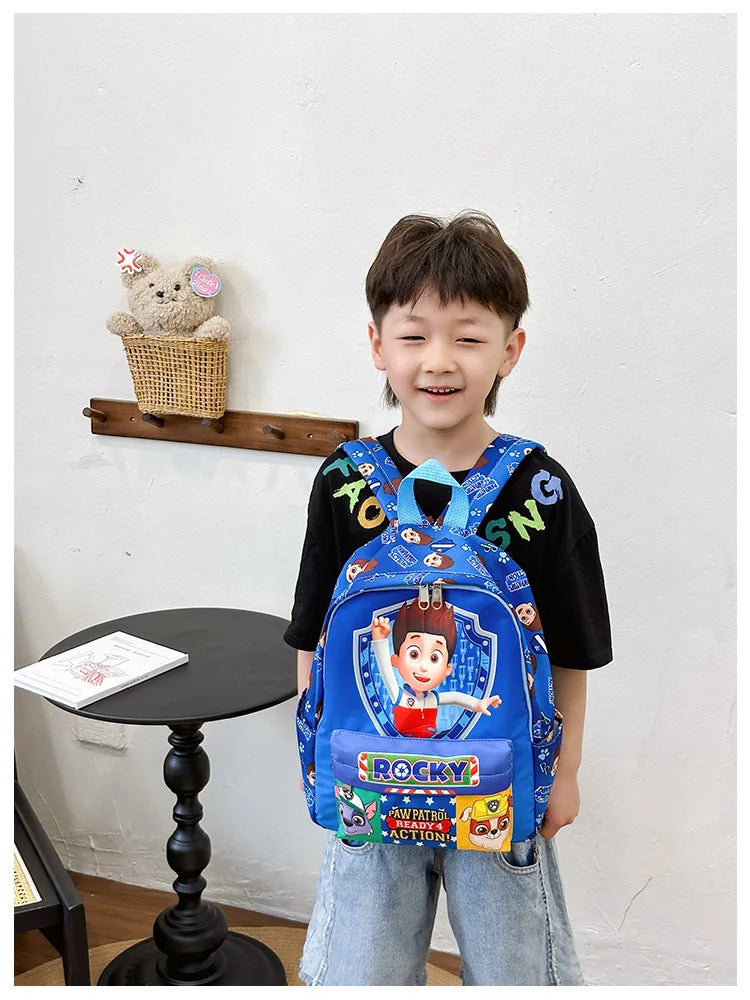Original PAW Patrol Children School Bag Cute Dogs Fashion Boy Girl Backpack Kids Kindergarten Backpacks Chase Skye Baby Gift - TiniLoom