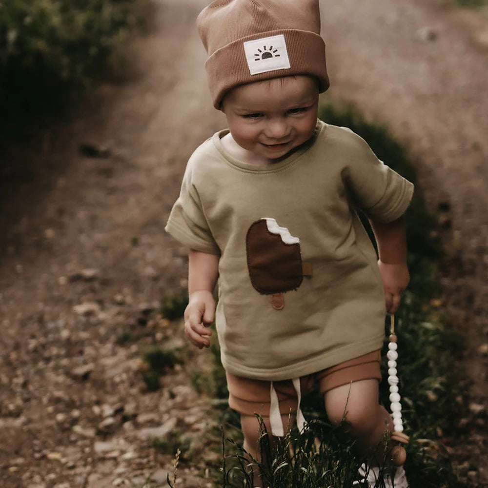 Toddler Kid Baby Boys Girls Clothes Summer Cotton T Shirt Short Sleeve Infant Top Cartoon Ice Cream Print Tee Childrens Tshirt - TiniLoom