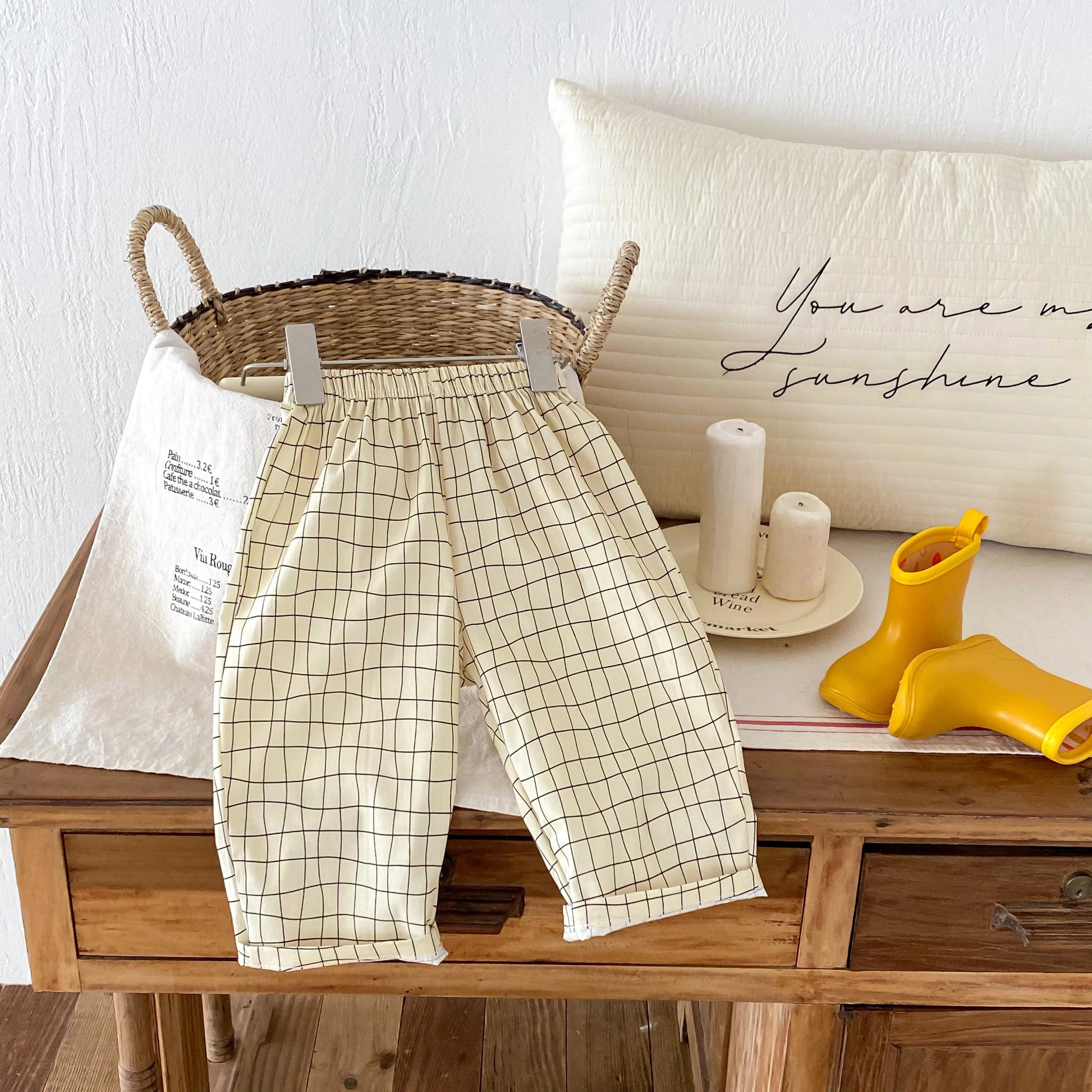 Casual Loose Pants Children Spring Summer Wear New Thin Simple Versatile Trousers Outer Wear Boys And Girls Cartoon Print Pants - TiniLoom