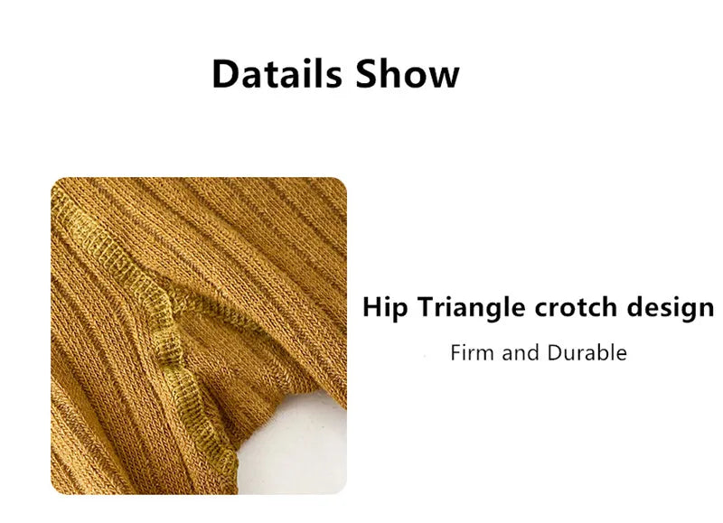 Spring Autumn Baby Boys Girls Pants Newborn Girl Leggings Tights Cotton Stretch Kids Children Knitting Trousers For 0 to 6Years - TiniLoom