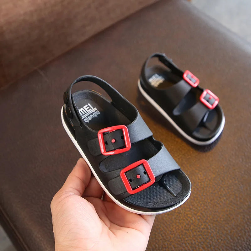 Kids Sandals Boys Girls Beach Shoes Soft Lightweight Closed-Toe Outdoor Children's Toddler Sandasl for Baby Shoes Summer - TiniLoom