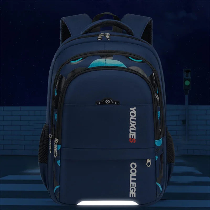 New Children School Bags Kids Backpack In Primary Schoolbag For Teenager Boys Waterproof Backpacks Book Bag - TiniLoom