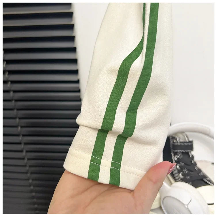 2024 New Kids Short Sleeve Suit Striped Girls Boys Set Summer Tops +short Baby Clothes Children's Wear - TiniLoom