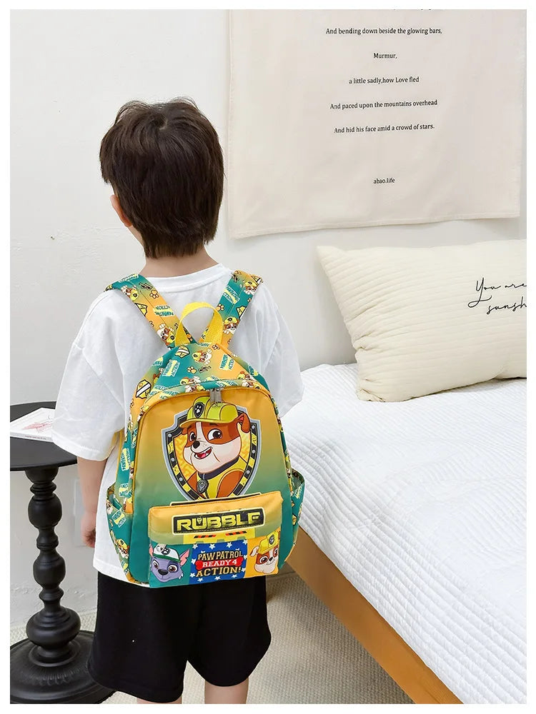 Original PAW Patrol Children School Bag Cute Dogs Fashion Boy Girl Backpack Kids Kindergarten Backpacks Chase Skye Baby Gift - TiniLoom
