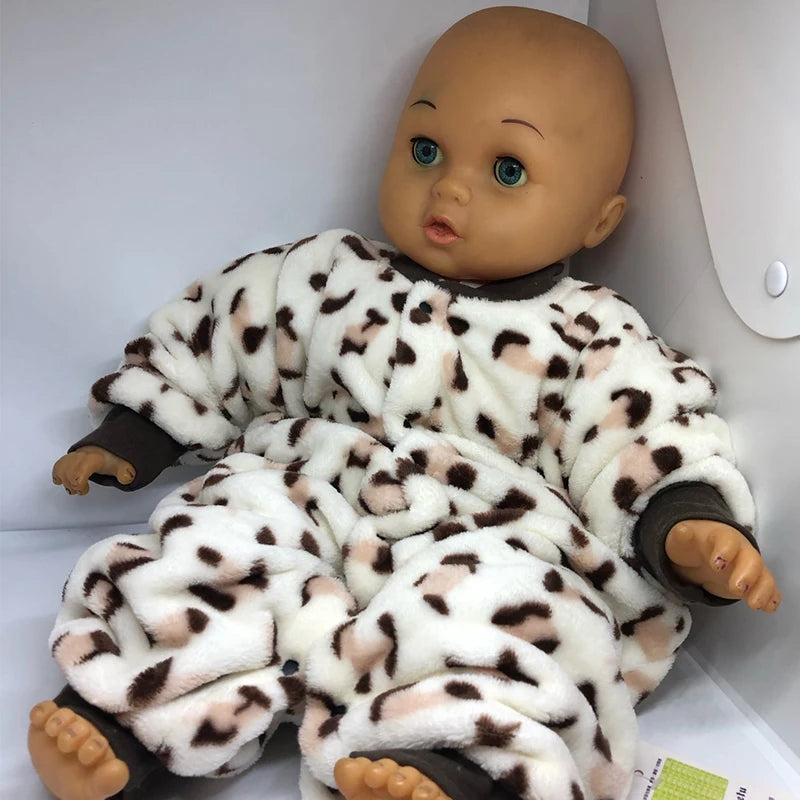 Newborn Baby Spring Winter Clothes Infant Jacket for Girls Jumpsuit for Boys Soft Flannel Bebe Romper Baby Clothes 0-18 Month - TiniLoom