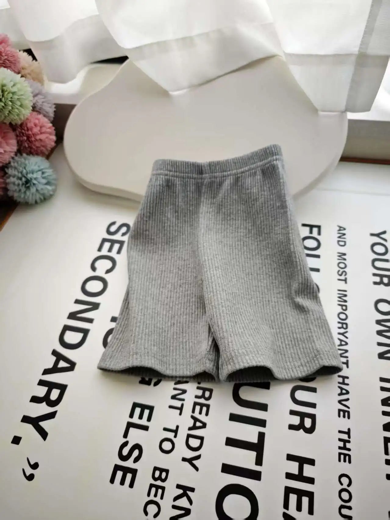 2025 Summer Baby Trousers Pants Ribbed Elastic Striped Pants Children's Casual Infant Clothing Kids Toddler Boys Girl Clothes