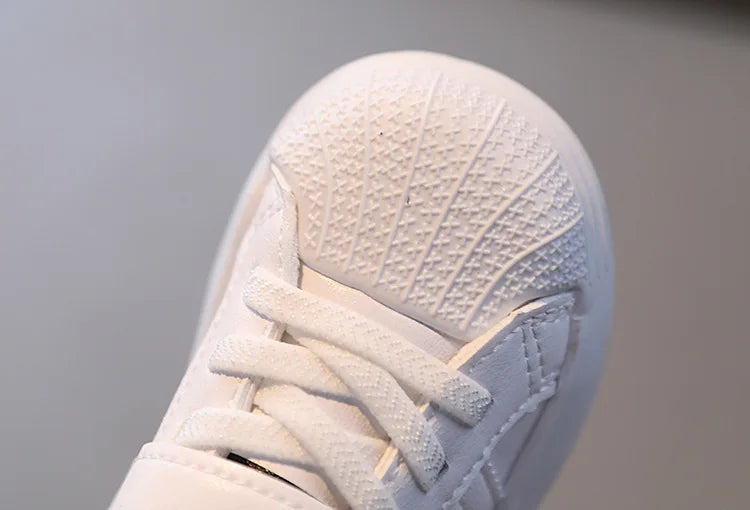 Kids Casual Shoes Sneakers Boys Sport Breathable Tennis Sneaker Baby Children Girls Shoes Spring Fashion White Flat Running Shoe - TiniLoom