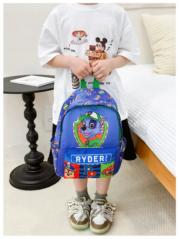 Original PAW Patrol Children School Bag Cute Dogs Fashion Boy Girl Backpack Kids Kindergarten Backpacks Chase Skye Baby Gift - TiniLoom