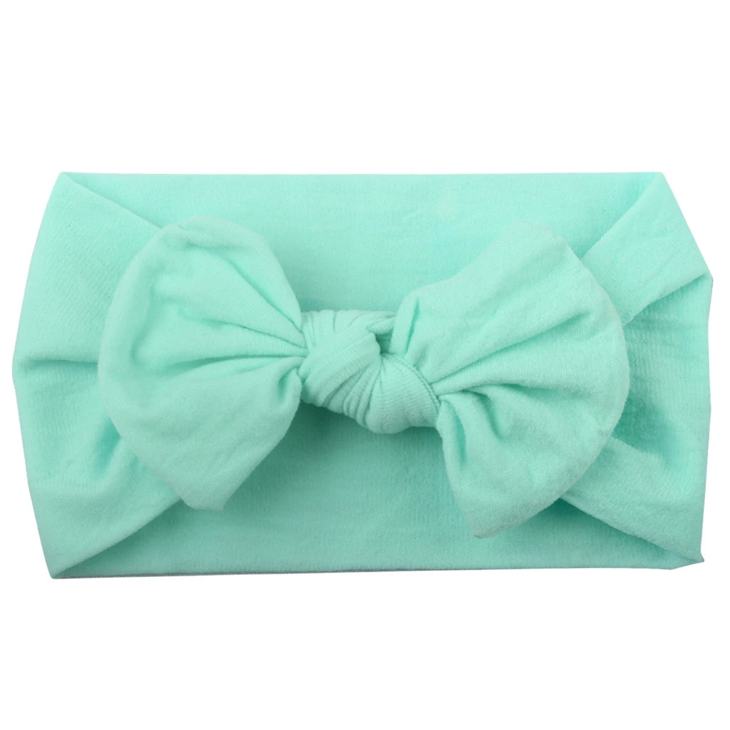 Baby Girl Headband Infant Hair Accessories Bows Newborn Headwear Rabbit Ear Elastic Gift Toddler Bandage Ribbon Soft Bowknot