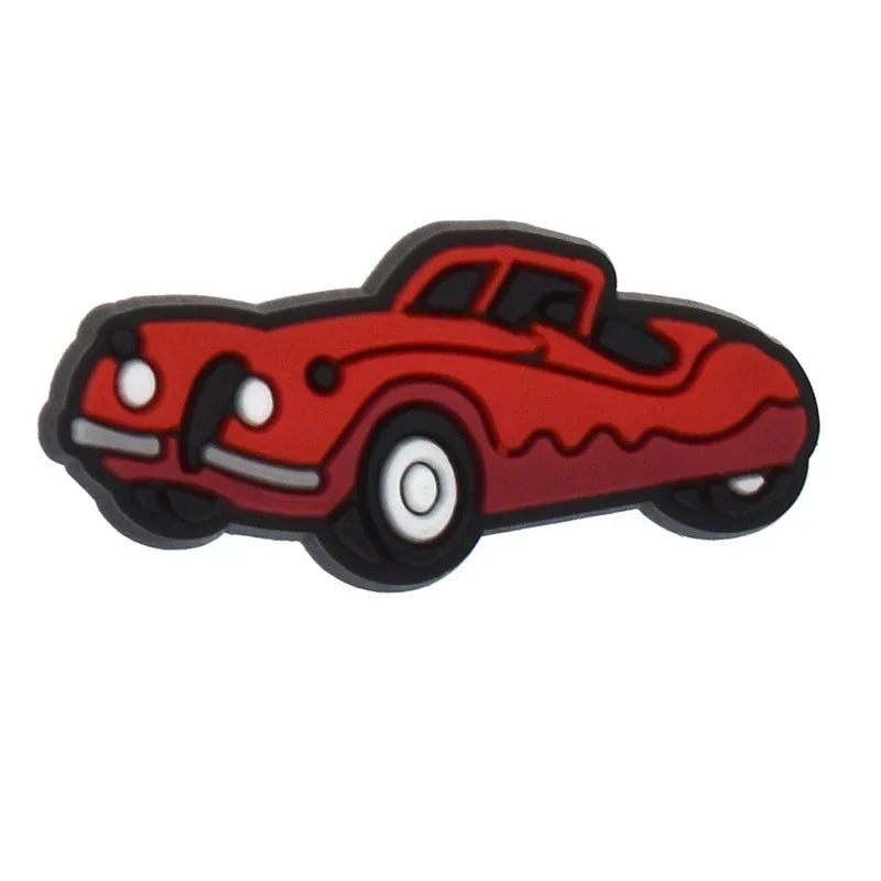 Car Shoe Charms for Crocs Accessorie Car Decorations Boys Girls Kids Women Teens Christmas Gifts Birthday Party Favors Pins - TiniLoom