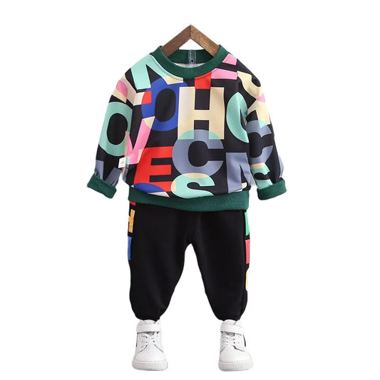 New Spring Autumn Baby Girl Clothes Boys Outfits Children Casual T-Shirt Pants 2Pcs/Sets Toddler Sports Costume Kids Tracksuits - TiniLoom