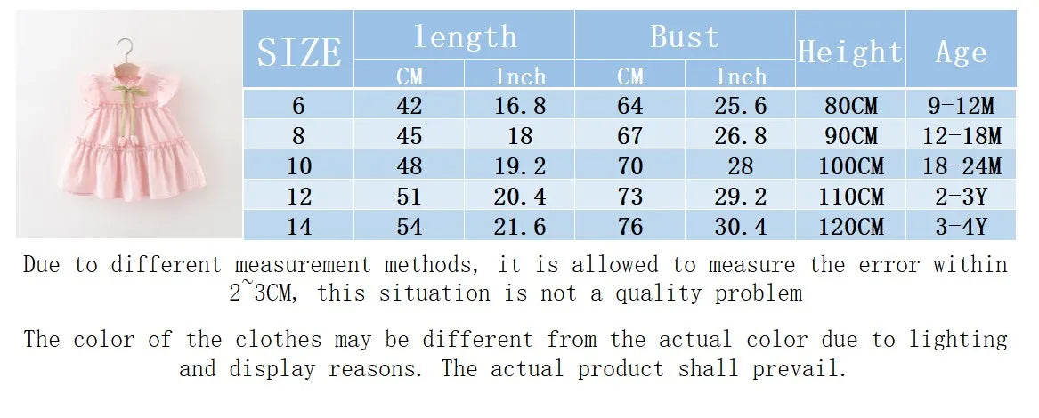 Summer Tulip Solid Small Flying Sleeves Dress For Kids Girl Cute Pink Princess Dress For Baby Kids - TiniLoom
