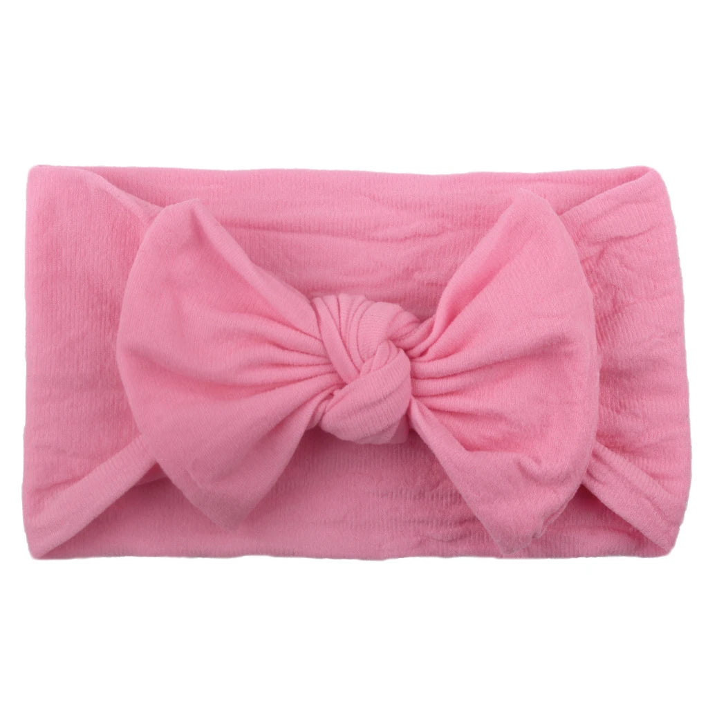 Baby Girl Headband Infant Hair Accessories Bows Newborn Headwear Rabbit Ear Elastic Gift Toddler Bandage Ribbon Soft Bowknot
