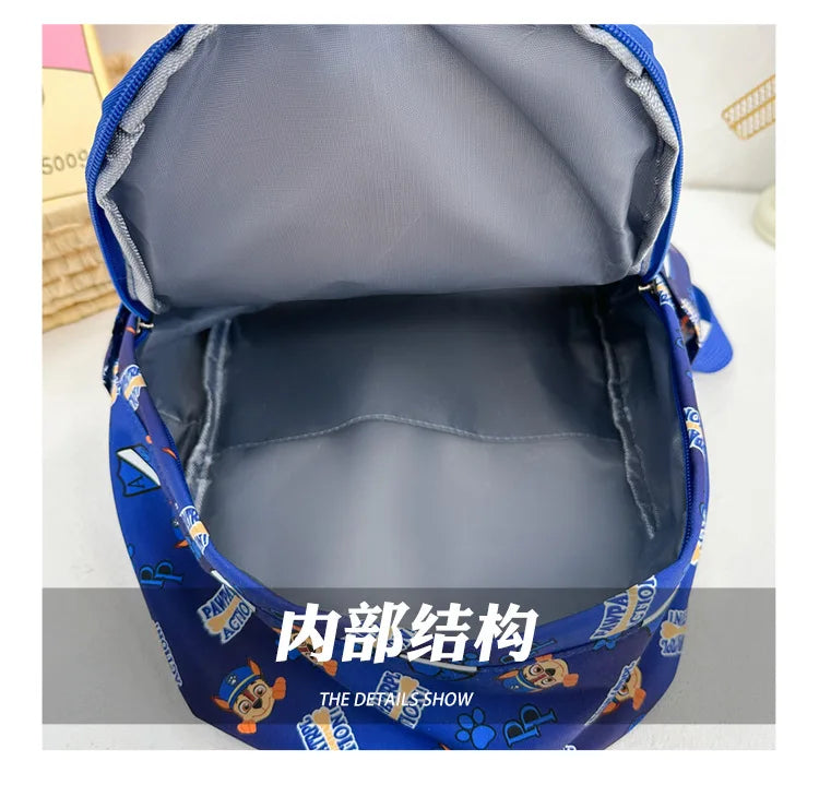Original PAW Patrol Children School Bag Cute Dogs Fashion Boy Girl Backpack Kids Kindergarten Backpacks Chase Skye Baby Gift - TiniLoom