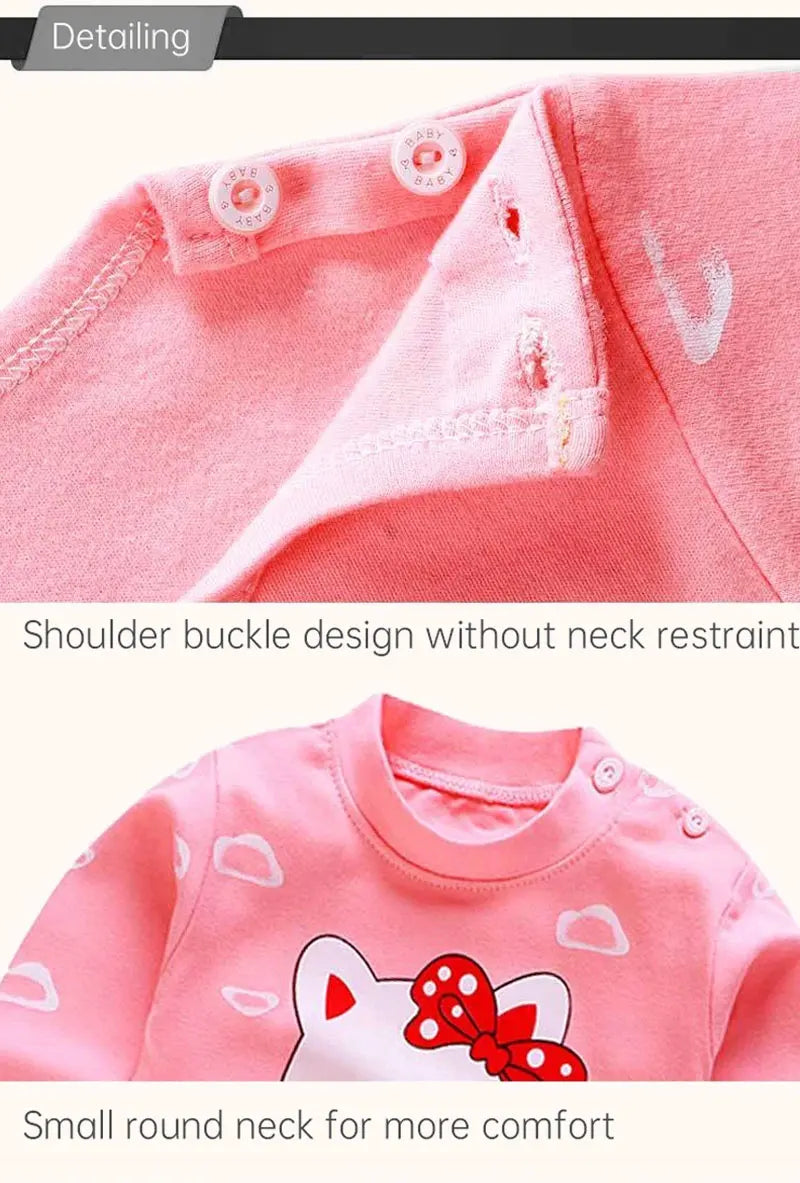 Kids Clothes Children Sets Children's Clothing Boys Girls CottonAutumn winter Clothing Pants Sleepwear Underwear Christmas Gift - TiniLoom