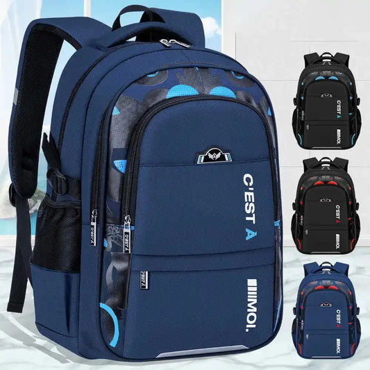 New Children School Bags Kids Backpack In Primary Schoolbag For Teenager Boys Waterproof Backpacks Book Bag - TiniLoom
