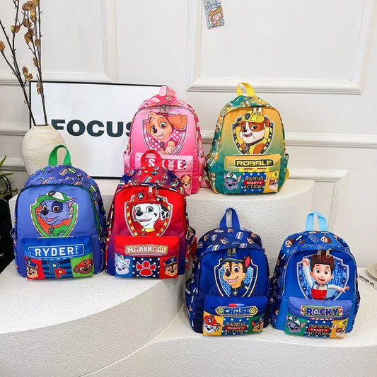 Original PAW Patrol Children School Bag Cute Dogs Fashion Boy Girl Backpack Kids Kindergarten Backpacks Chase Skye Baby Gift - TiniLoom