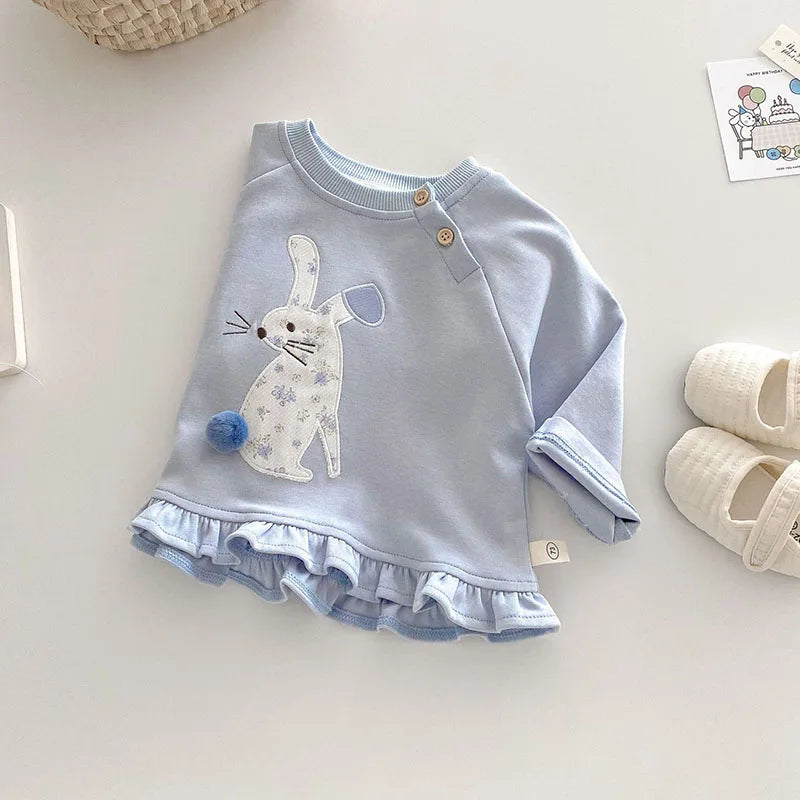 MILANCEL New Spring Kids Jeans 0-5T Baby Cute Three Dimensional Love Trousers Children Girls Thin Style Denim Blue Pants - TiniLoom
