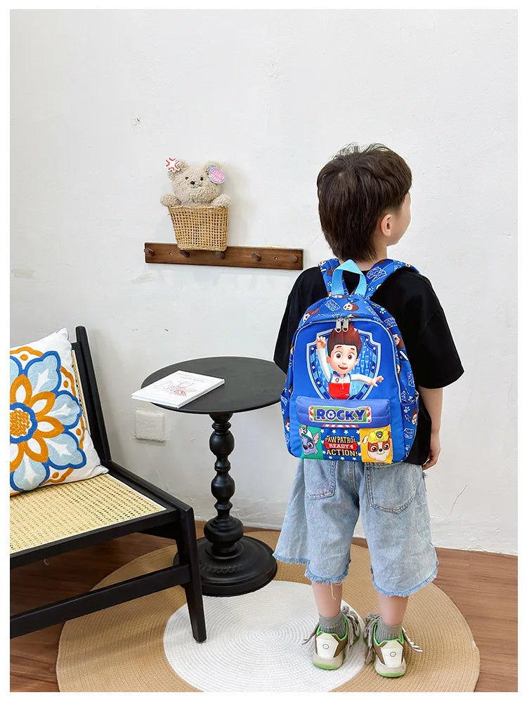 Original PAW Patrol Children School Bag Cute Dogs Fashion Boy Girl Backpack Kids Kindergarten Backpacks Chase Skye Baby Gift - TiniLoom