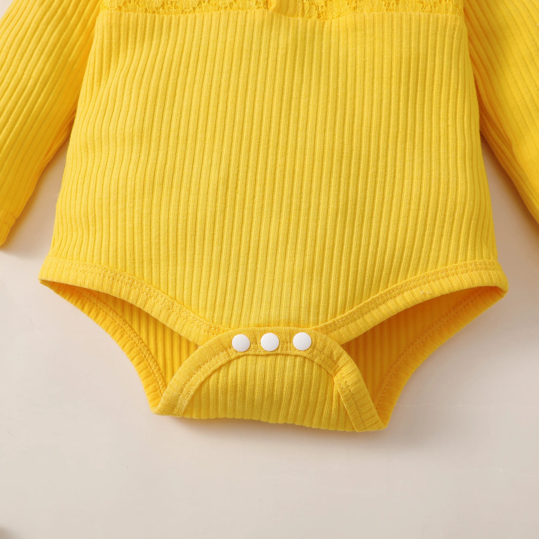 3PCS Baby Girl Clothes Set Long Sleeve Romper Top+Flowers Pant+Headband Spring&Autumn Lovely Outfit for Toddler Girl 0-18 Months - TiniLoom