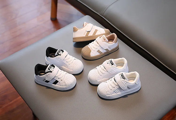 Kids Casual Shoes Sneakers Boys Sport Breathable Tennis Sneaker Baby Children Girls Shoes Spring Fashion White Flat Running Shoe - TiniLoom