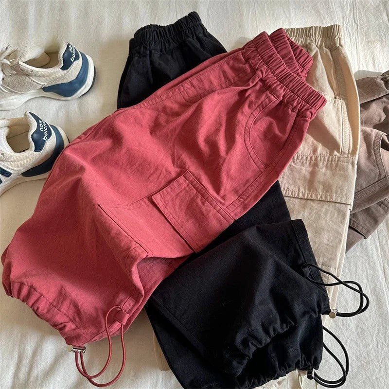 Kids Pants Girdle Overalls Baby Wide Leg Pants Girls Pants Teenage Girls Clothing Cargo Winter Clothes for Boys - TiniLoom