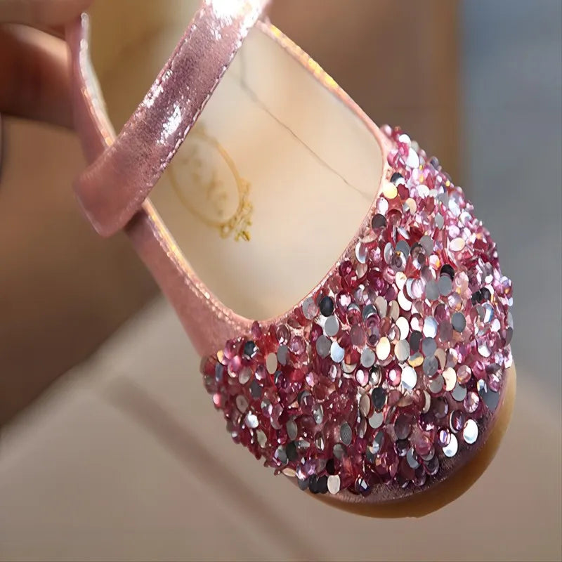 KushyShoo 2021 Spring New Children Shoes Girls Princess Shoes Glitter Children Baby Dance Shoes Casual Toddler Girl Sandals - TiniLoom