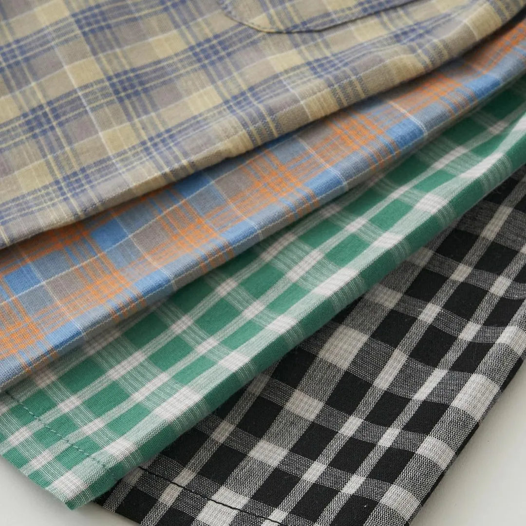 2024 New Arrival Summer Casual Toddler Shorts Baby Boy Plaid Short Pants All-match Cotton Comfortable Loose Kid Girl Shorts - TiniLoom