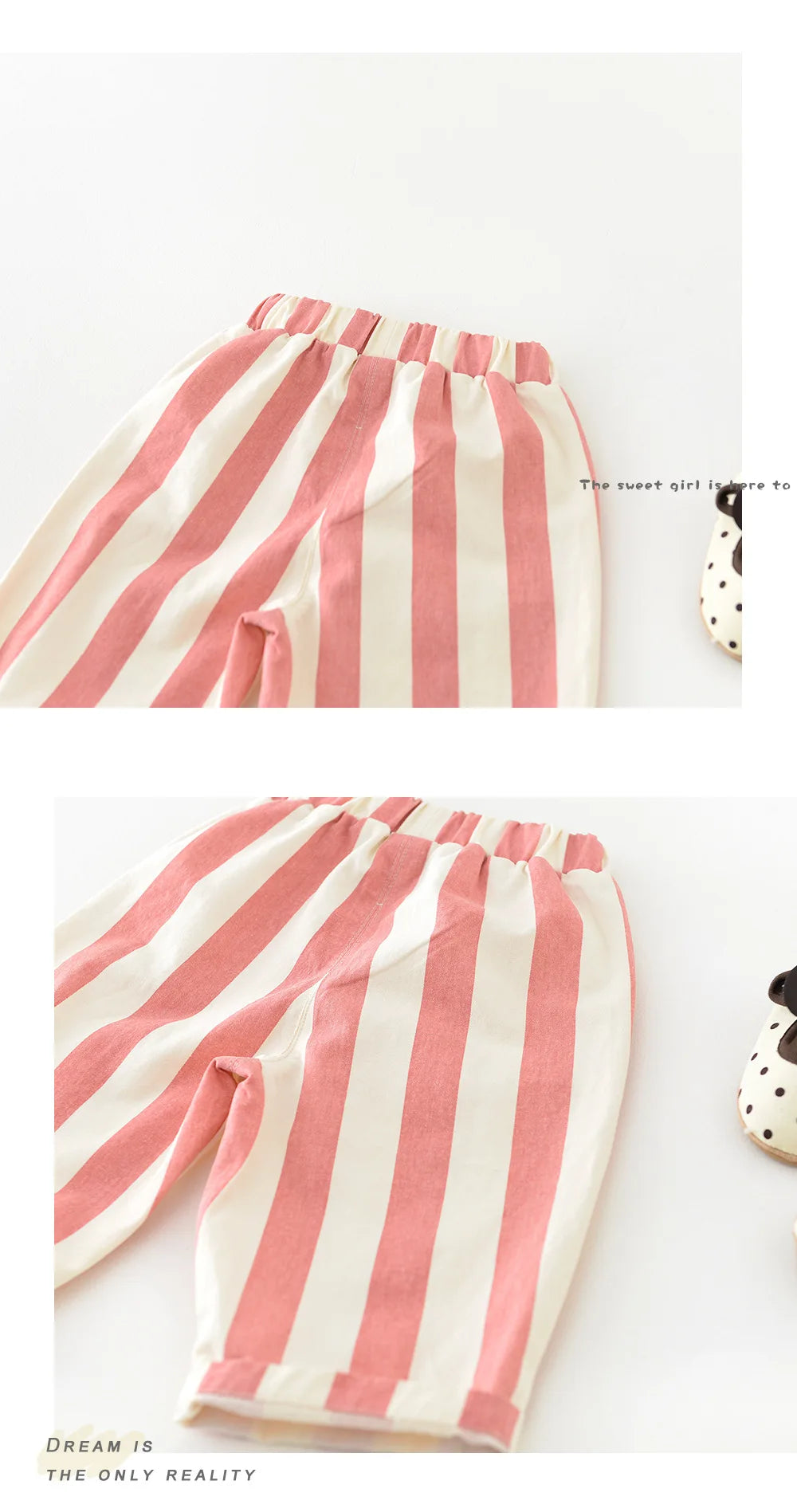2024 Autumn Boy Girl Children Loose Striped Casual Pants Baby Pockets Fashion Pants Kid Outdoor Cotton Trousers Toddler Costume - TiniLoom