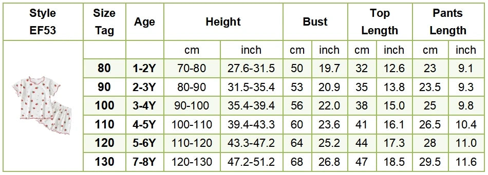Girls Summer Pajama Sets Stylish Cartoon Pattern Printing Short Sleeve Top and Pants Made from Luxurious Cozy Ice Silk Material - TiniLoom
