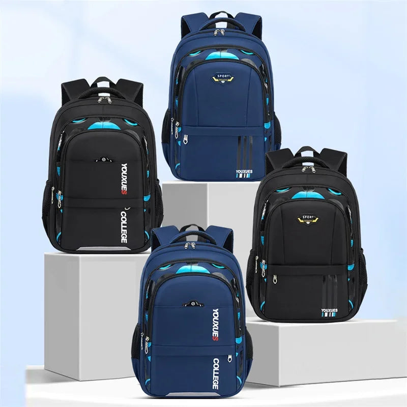 New Children School Bags Kids Backpack In Primary Schoolbag For Teenager Boys Waterproof Backpacks Book Bag - TiniLoom