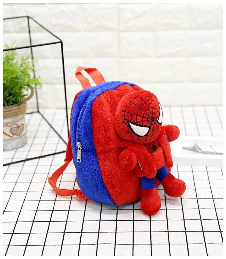 Cartoon cartoon fashion character backpack children casual plush backpack cute kindergarten boy and girl schoolbag gift - TiniLoom
