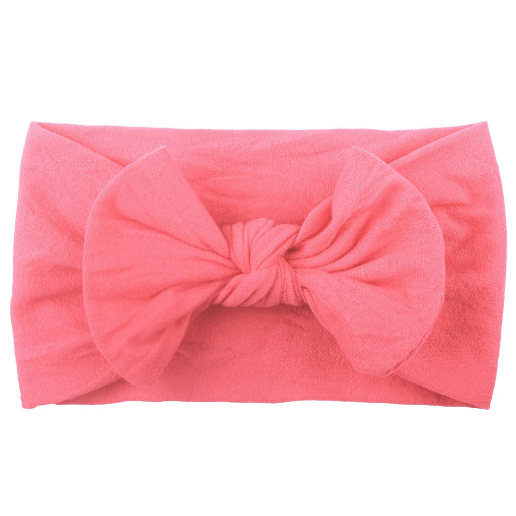 Baby Girl Headband Infant Hair Accessories Bows Newborn Headwear Rabbit Ear Elastic Gift Toddler Bandage Ribbon Soft Bowknot