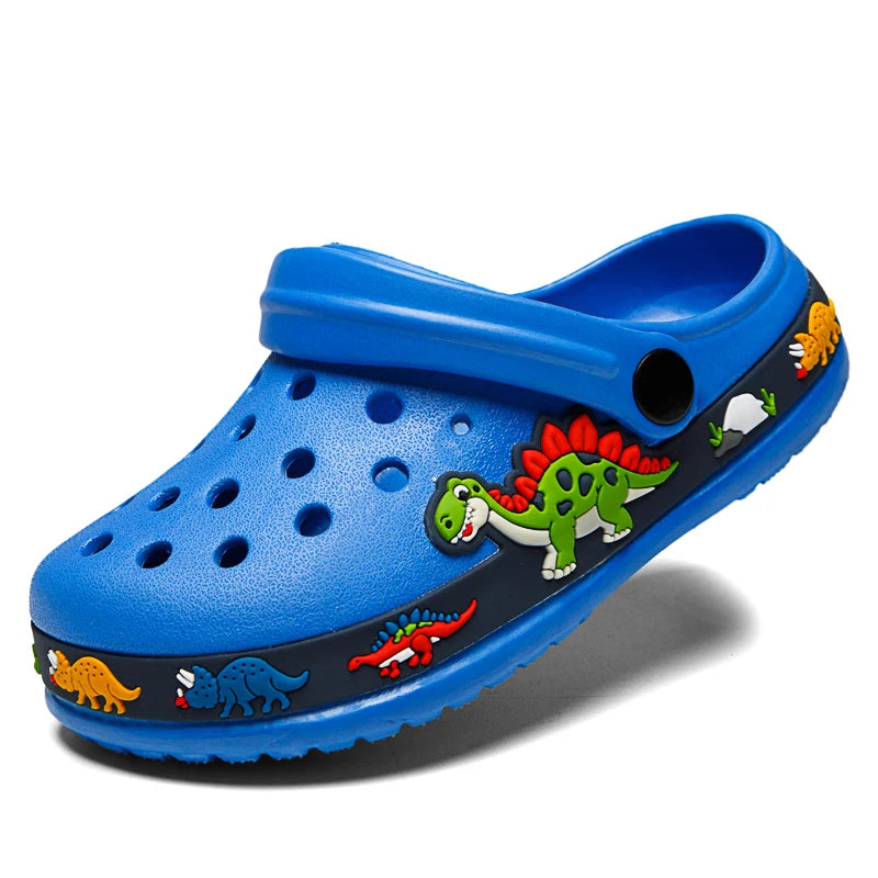 Cute New Animal Baby Boys Slippers Summer Kids Cartoon Sandals Toddler Beach Shoes Girls Cute Slides Children Slippers - TiniLoom