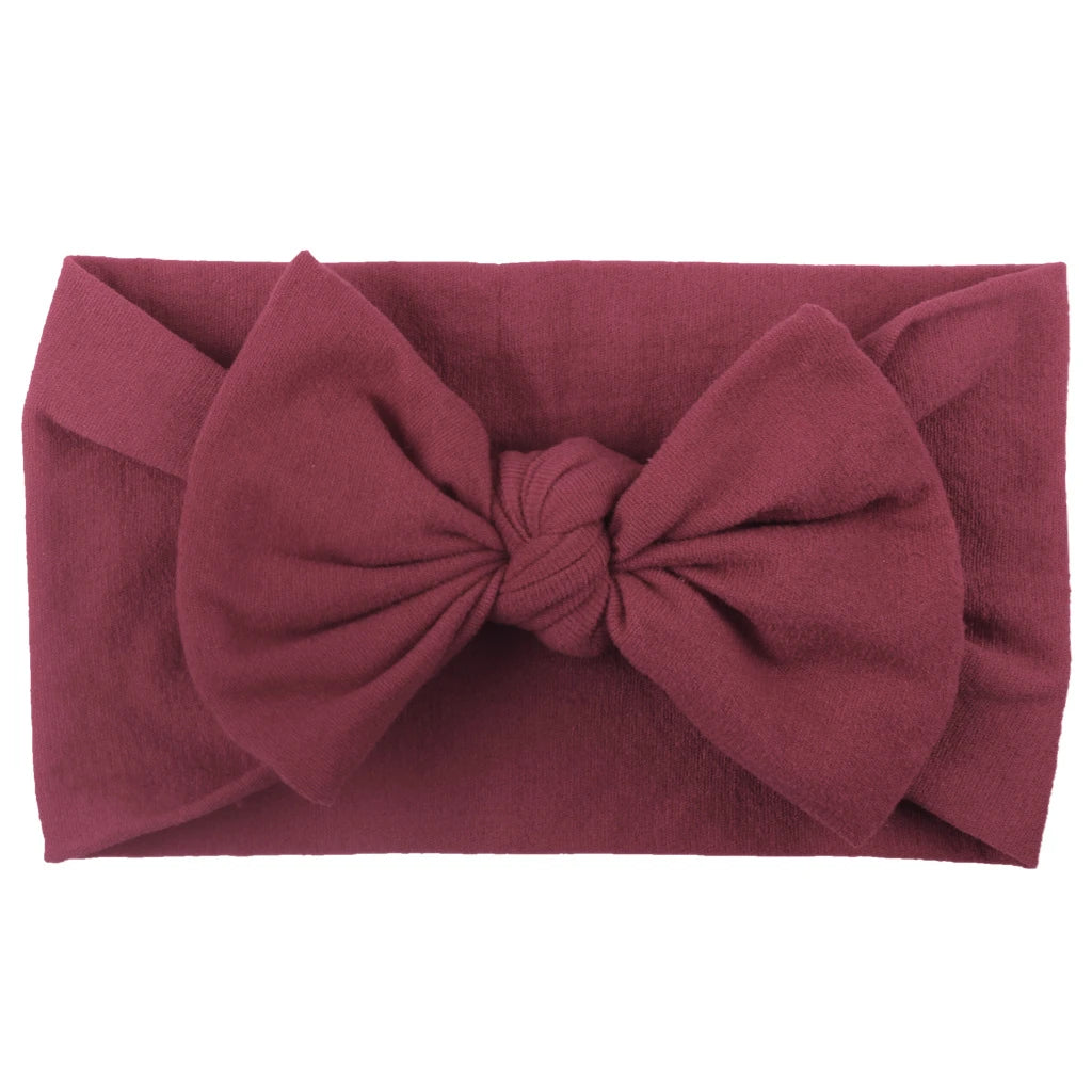 Baby Girl Headband Infant Hair Accessories Bows Newborn Headwear Rabbit Ear Elastic Gift Toddler Bandage Ribbon Soft Bowknot