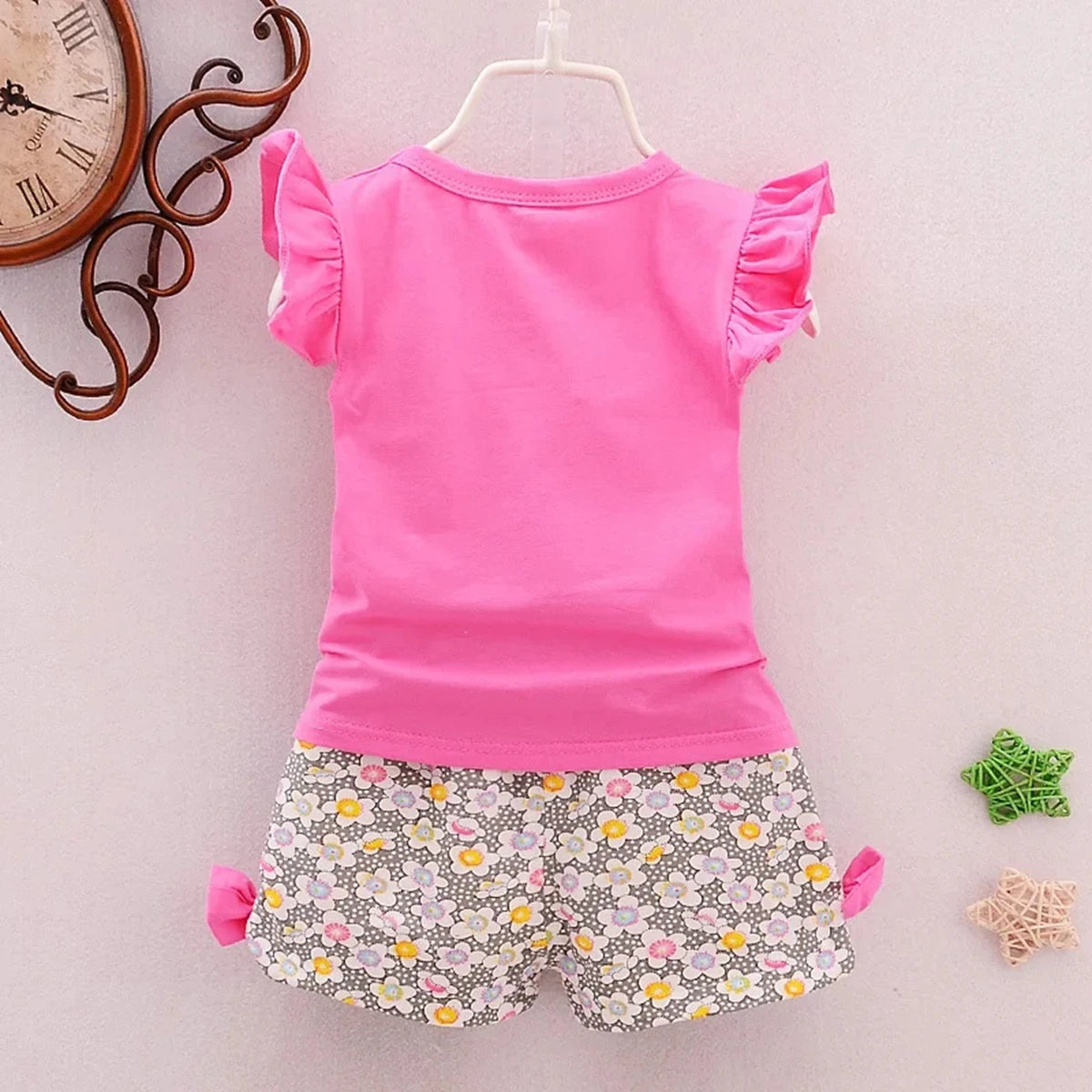 New Summer Baby Girls Clothes Suit Children Boys Vest+Shorts 2Pcs/Sets Kids Clothing Infant Boy Clothes Set Toddler Girl Clothes