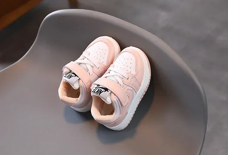 2025 New Toddler Baby Kids Fashion Design Walking Shoes Sneakers White Non-slip Casual Shoes Boys Breathable Outdoor Board Shoes - TiniLoom