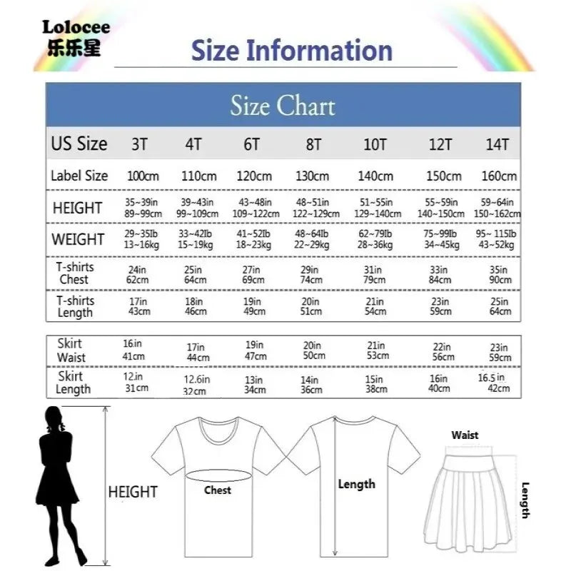 Cute Summer Girls Outfits Cartoon Cat T-shirt and Tutu Skirt 2pc/Set Girl Princess Clothes Suit Children Birthday Clothing - TiniLoom