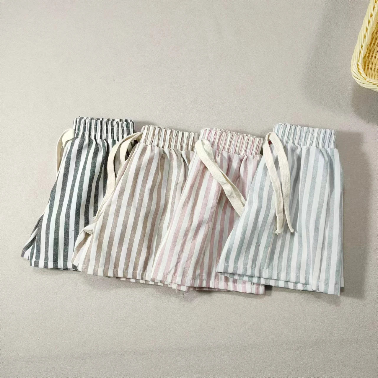 Children's Shorts Children's Pants Single Item Pants Pure Cotton Boys Casual Pants Girls Shorts Baby Jackets Pants British Style - TiniLoom