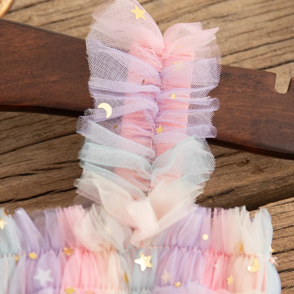 Baby Dresses Summer Colorful Sequins Mesh Baby Girl Dress Sweet Sling Girls Wedding Flower Girl Kid's Dress Baby Girl Clothes - TiniLoom